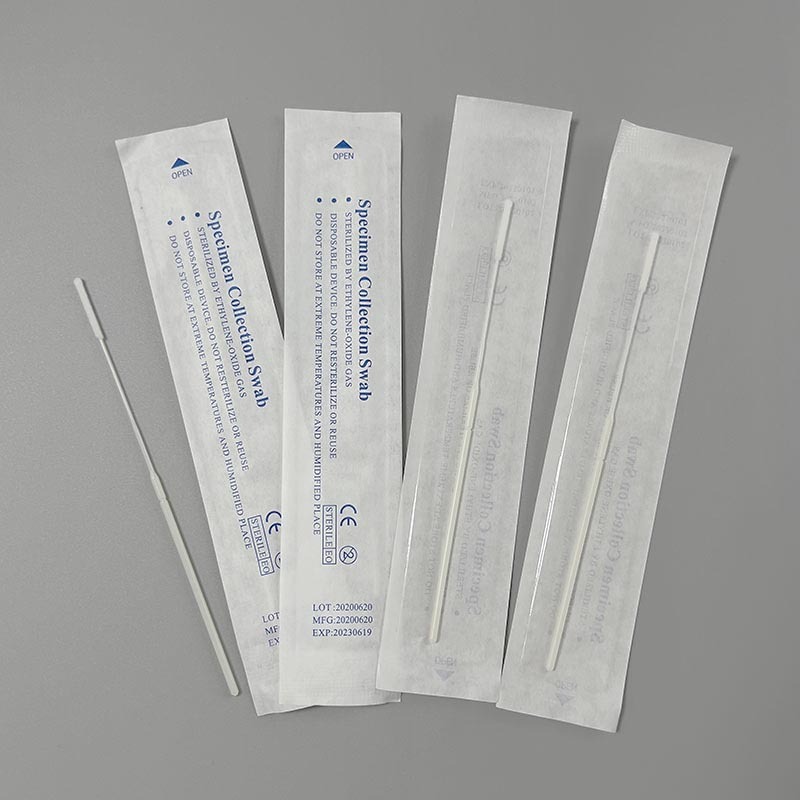 150mm Flocked Nasal Swabs with 80mm break point